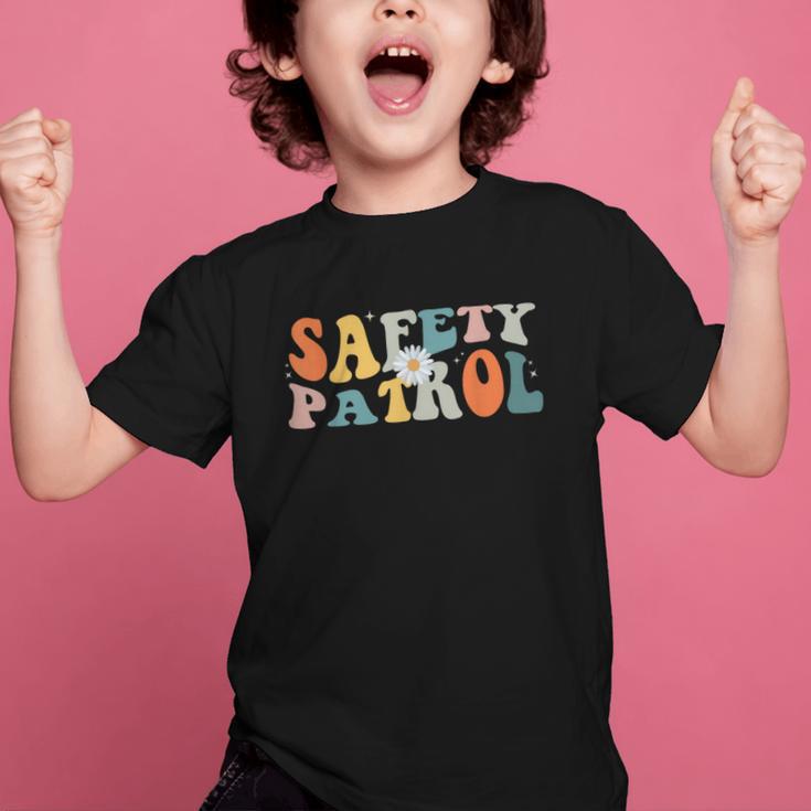 Back To School Student Safety Patrol Groovy Retro Graphic Kid T-Shirt Back To School Student Safety Patrol Groovy Retro Graphic Kid T-Shirt