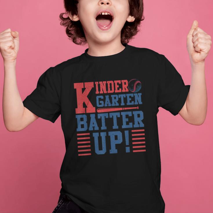 Baseball Kindergarten Back To School Kindergarten Batter Up Graphic Kid T-Shirt Baseball Kindergarten Back To School Kindergarten Batter Up Graphic Kid T-Shirt