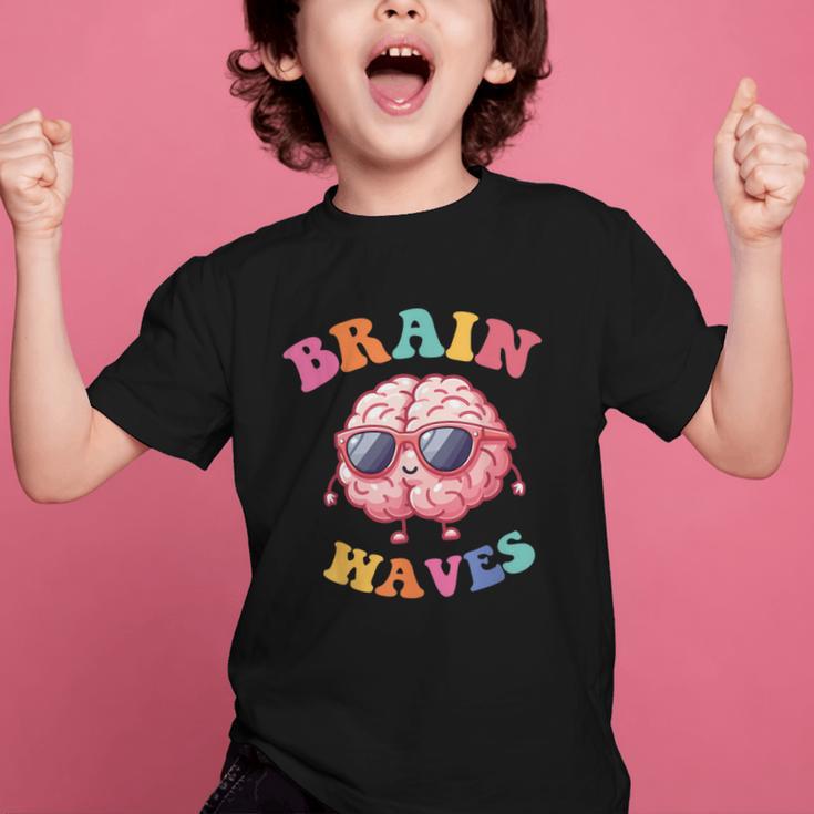 Brain Waves Last Day Of School Back To School Graphic Kid T-Shirt Brain Waves Last Day Of School Back To School Graphic Kid T-Shirt
