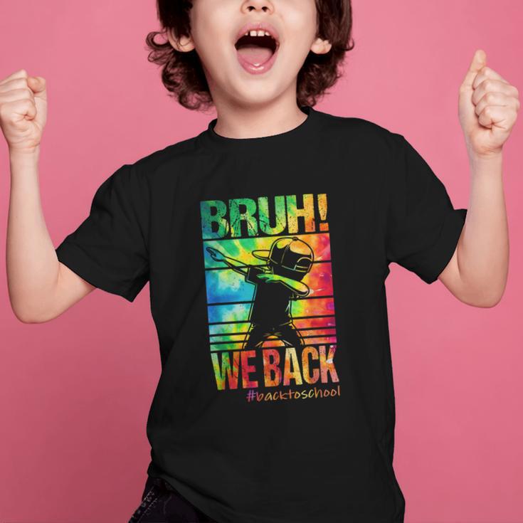 Bruh We Back First Day Of School Kids Back To School Boys Graphic Kid T-Shirt Bruh We Back First Day Of School Kids Back To School Boys Graphic Kid T-Shirt