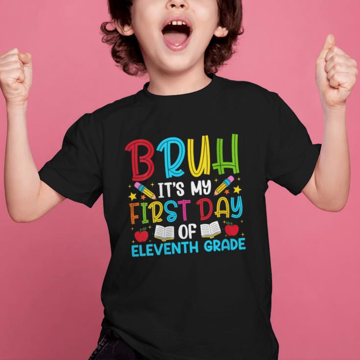 Bruh It's My First Day Of Junior Back To School Graphic Kid T-Shirt Bruh It's My First Day Of Junior Back To School Graphic Kid T-Shirt