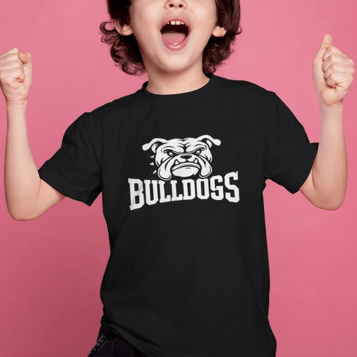 Bulldogs Mascot Back To School Team Spirit Graphic Kid T-Shirt