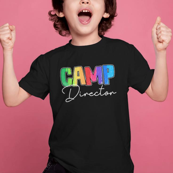 Camp Director Counselor Camper Camping Back To School Graphic Kid T-Shirt Camp Director Counselor Camper Camping Back To School Graphic Kid T-Shirt