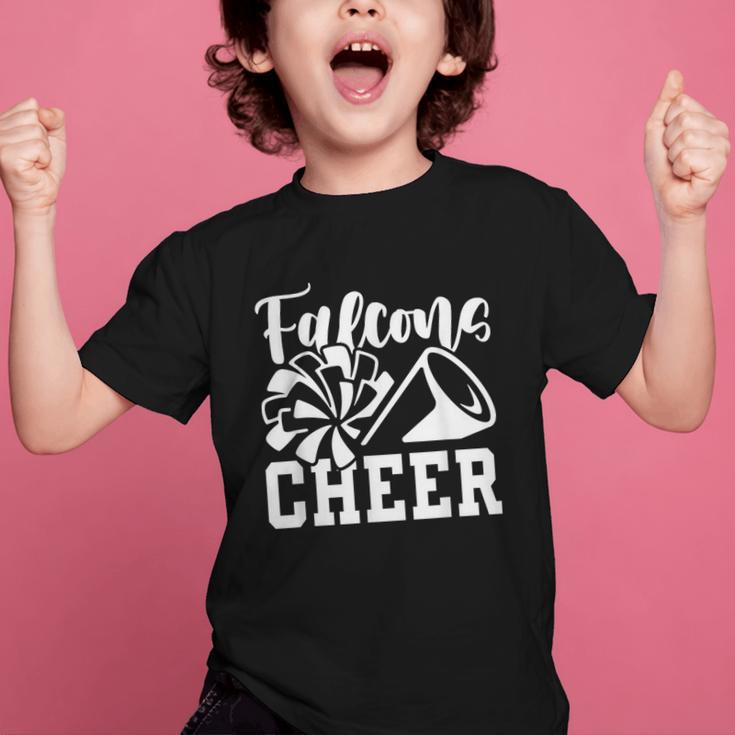 Cheer Falcons Back To School Spirit Graphic Kid T-Shirt Cheer Falcons Back To School Spirit Graphic Kid T-Shirt