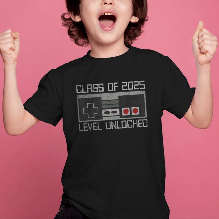 Class Of 2025 Level Unlocked Back To School Gamer Tee Graphic Kid T-Shirt Class Of 2025 Level Unlocked Back To School Gamer Tee Graphic Kid T-Shirt