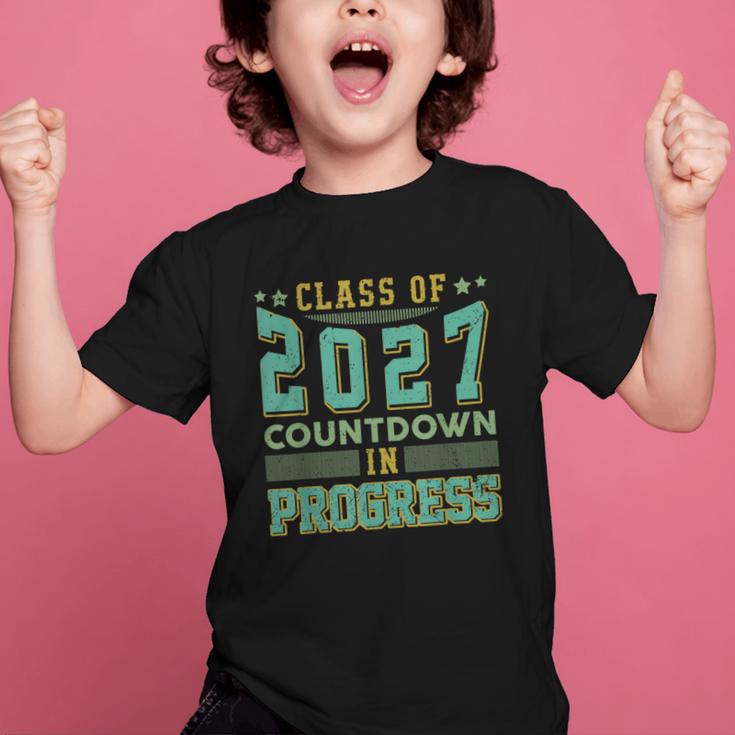 Class Of 2027 Countdown In Progress Fun Back To School Retro Graphic Kid T-Shirt Class Of 2027 Countdown In Progress Fun Back To School Retro Graphic Kid T-Shirt