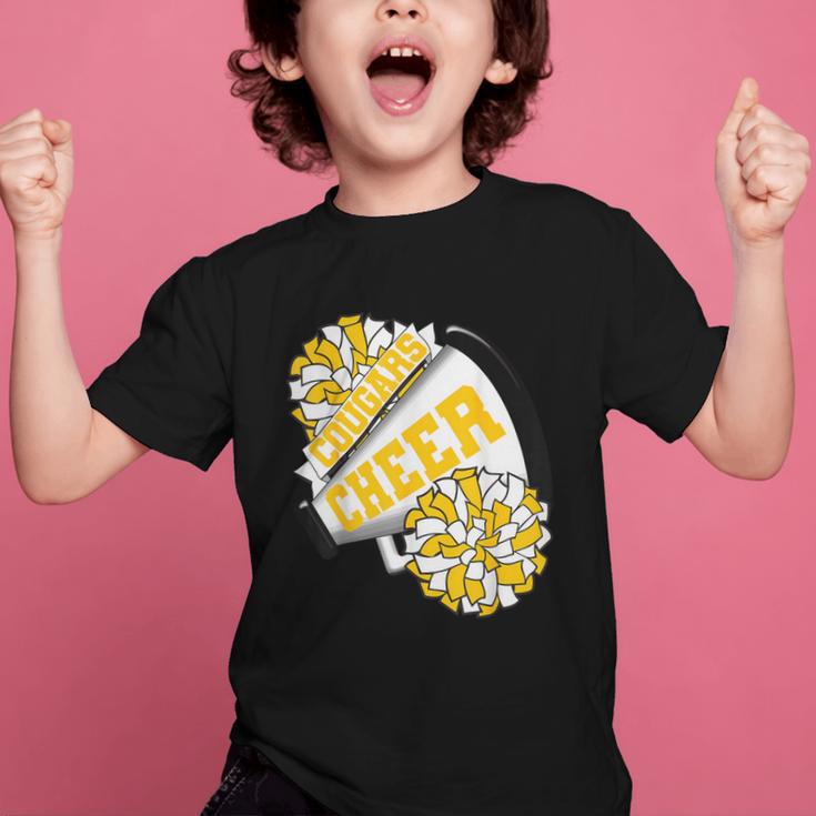 Cougars Cheer Back To School Cheerleading Spirit GY Graphic Kid T-Shirt Cougars Cheer Back To School Cheerleading Spirit GY Graphic Kid T-Shirt