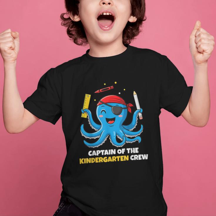 Cute Octopus Pirate Kindergarten Boys Kids Back To School Graphic Kid T-Shirt