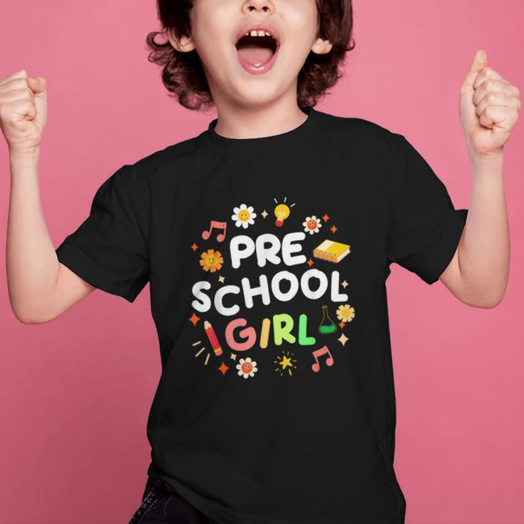 Cute Preschool Girl First Day Of School Back To School Graphic Kid T-Shirt Cute Preschool Girl First Day Of School Back To School Graphic Kid T-Shirt