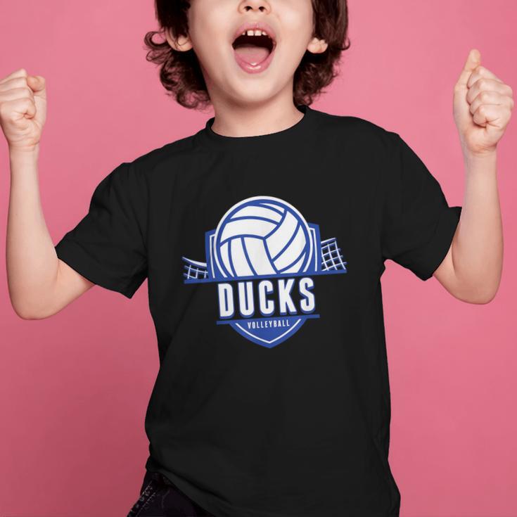 Ducks Volleyball Back To School Spirit B Graphic Kid T-Shirt Ducks Volleyball Back To School Spirit B Graphic Kid T-Shirt