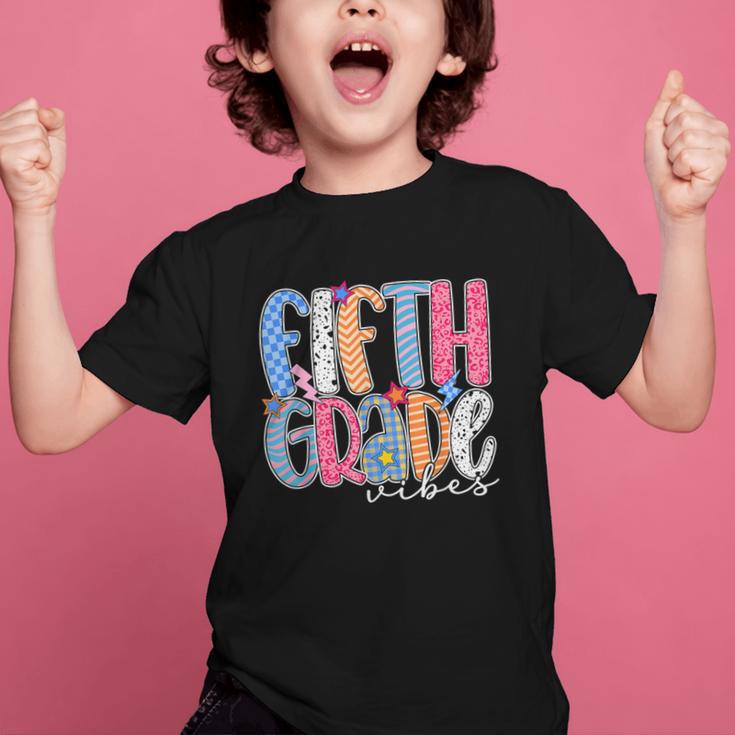 Fifth Grade Vibes 5th Grade Team Retro Back To School Graphic Kid T-Shirt Fifth Grade Vibes 5th Grade Team Retro Back To School Graphic Kid T-Shirt