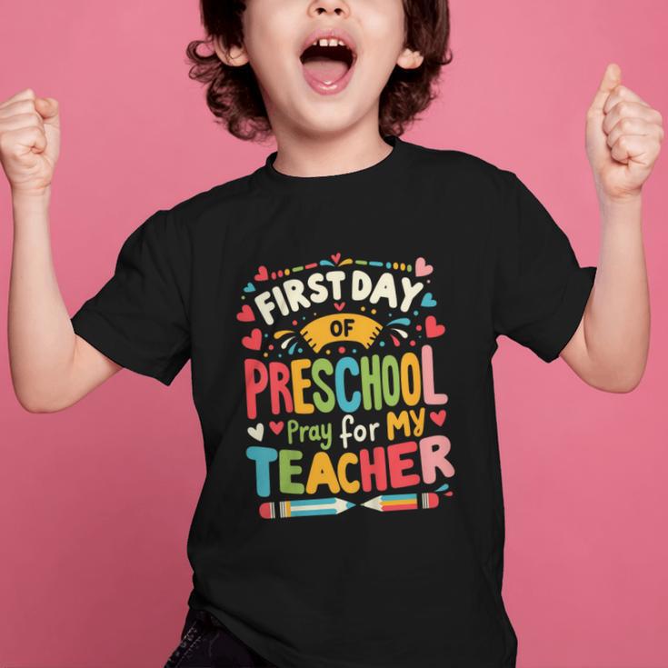 First Day Of Preschool Pre K Student Toddler Back To School Graphic Kid T-Shirt First Day Of Preschool Pre K Student Toddler Back To School Graphic Kid T-Shirt