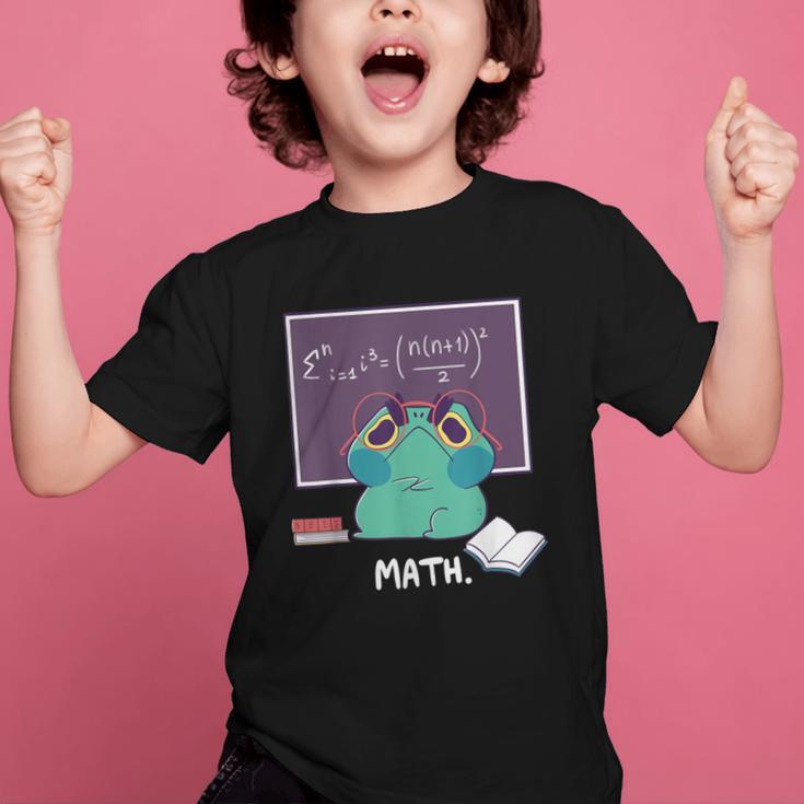 Frog Hates Math Kawaii Science Back To School Kids Graphic Kid T-Shirt Frog Hates Math Kawaii Science Back To School Kids Graphic Kid T-Shirt