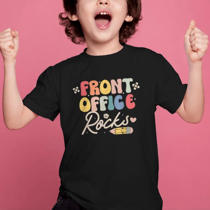 Front Office Rocks Back To School Secretary Admin Staff Tee Graphic Kid T-Shirt Front Office Rocks Back To School Secretary Admin Staff Tee Graphic Kid T-Shirt