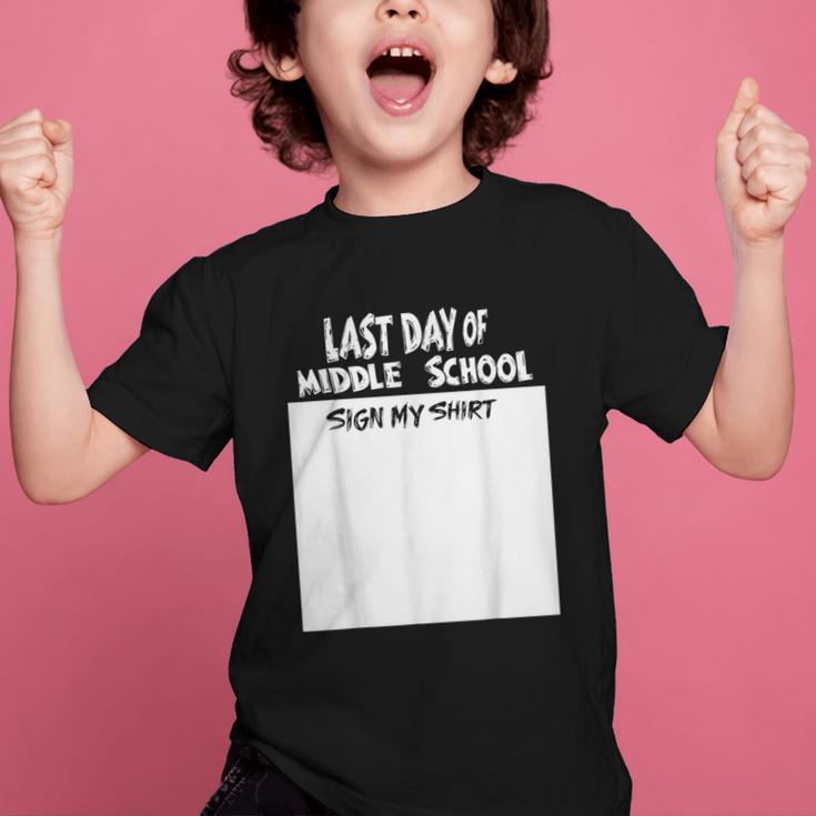 Fun Last Day Of School Sign My Shirt Back To School Cool Graphic Kid T-Shirt Fun Last Day Of School Sign My Shirt Back To School Cool Graphic Kid T-Shirt