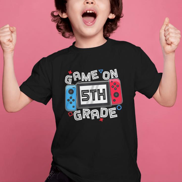 Game On 5th Grade Back To School Video Gamer Boys Kids Graphic Kid T-Shirt Game On 5th Grade Back To School Video Gamer Boys Kids Graphic Kid T-Shirt