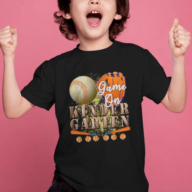 Game On Kindergarten Baseball Back To School Student Kid Boy Graphic Kid T-Shirt Game On Kindergarten Baseball Back To School Student Kid Boy Graphic Kid T-Shirt