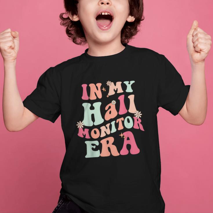 In My Hall Monitor Era School Student Back To School Groovy Graphic Kid T-Shirt In My Hall Monitor Era School Student Back To School Groovy Graphic Kid T-Shirt