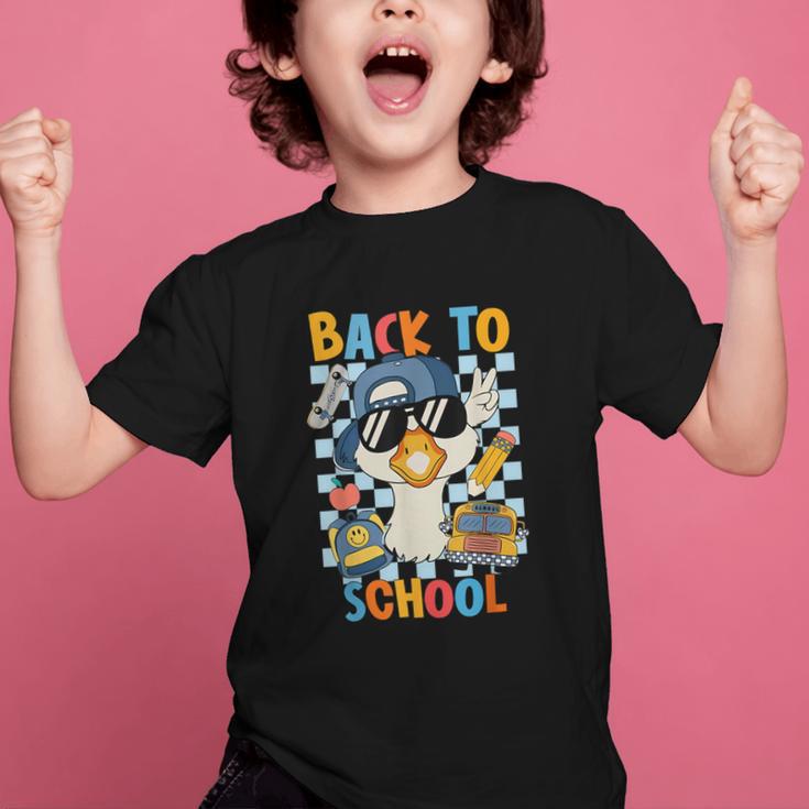 Happy First Day Of School Back To School Goose Boys Kids Graphic Kid T-Shirt Happy First Day Of School Back To School Goose Boys Kids Graphic Kid T-Shirt