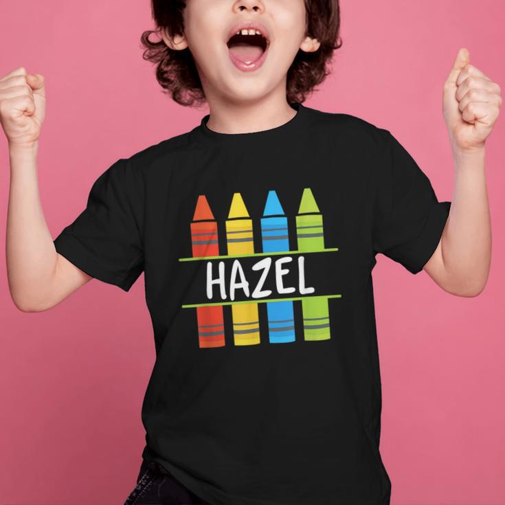 Hazel Crayon Back To School Kids Graphic Kid T-Shirt Hazel Crayon Back To School Kids Graphic Kid T-Shirt