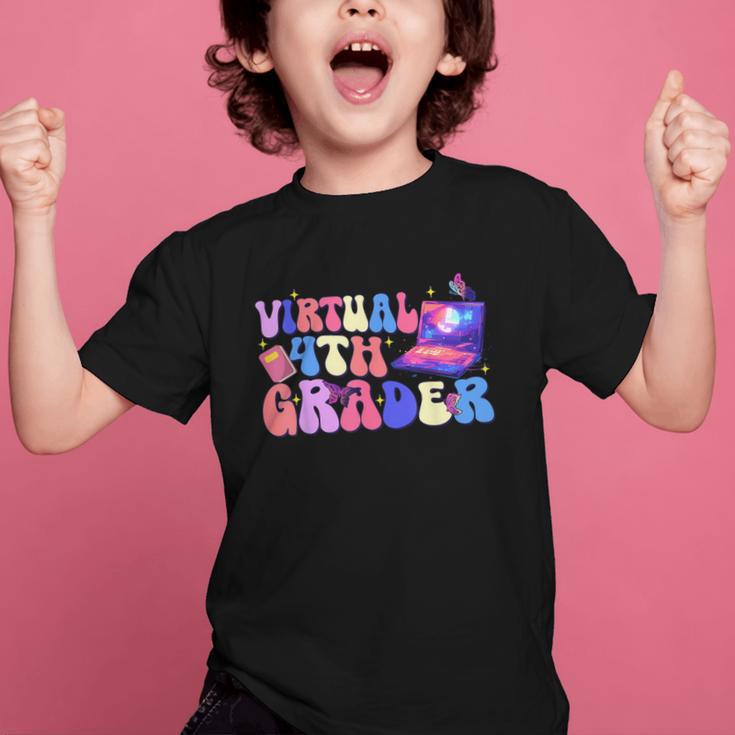 Homeschool 4th Grade Virtual 4th Grader Back To School Graphic Kid T-Shirt Homeschool 4th Grade Virtual 4th Grader Back To School Graphic Kid T-Shirt