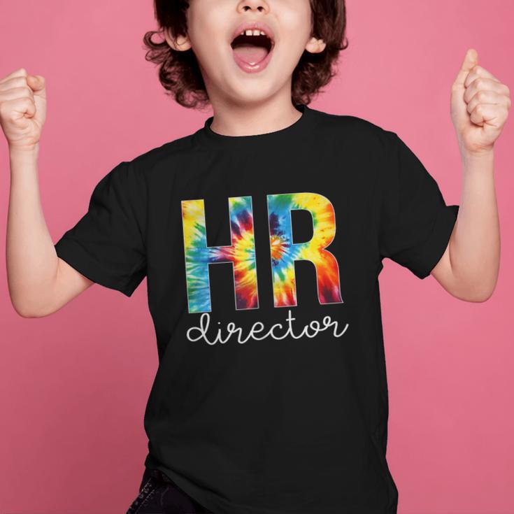 HR Director For Work Tie Dye Back To School Appreciation Day Graphic Kid T-Shirt