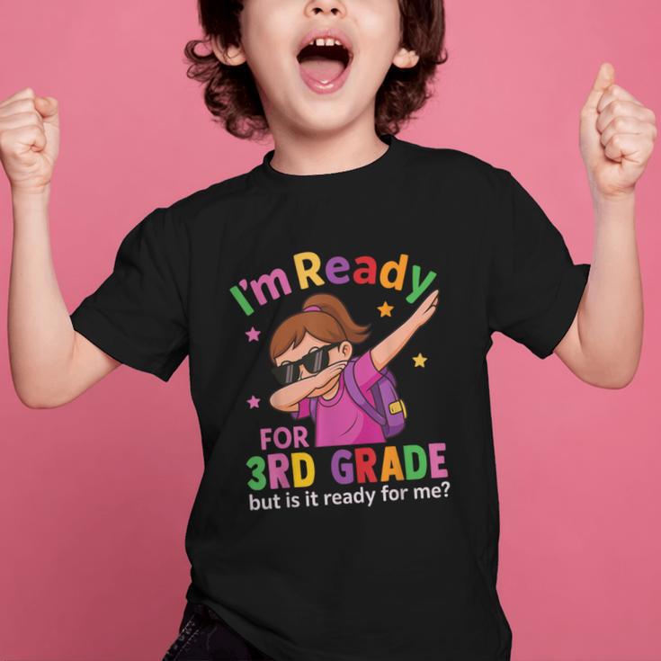 I'm Ready For 3rd Grade Girl Back To School For Students Graphic Kid T-Shirt