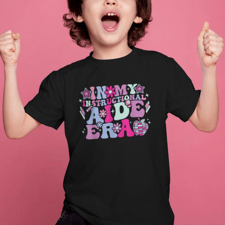 In My Instructional Aide Era Groovy Back To School Graphic Kid T-Shirt In My Instructional Aide Era Groovy Back To School Graphic Kid T-Shirt