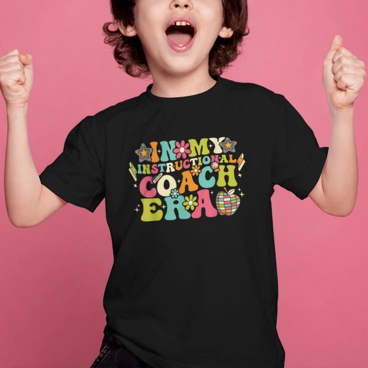 In My Instructional Coach Era Groovy Back To School Graphic Kid T-Shirt In My Instructional Coach Era Groovy Back To School Graphic Kid T-Shirt