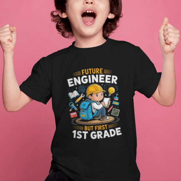 Kids Future Engineer 1st Grade Student Back To School Boys Kid Graphic Kid T-Shirt