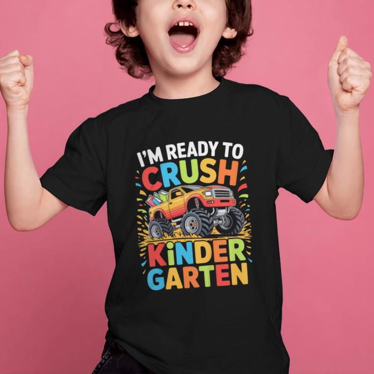 Kids I'm Ready To Crush Kindergarten Shirt Back To School Boy Graphic Kid T-Shirt Kids I'm Ready To Crush Kindergarten Shirt Back To School Boy Graphic Kid T-Shirt