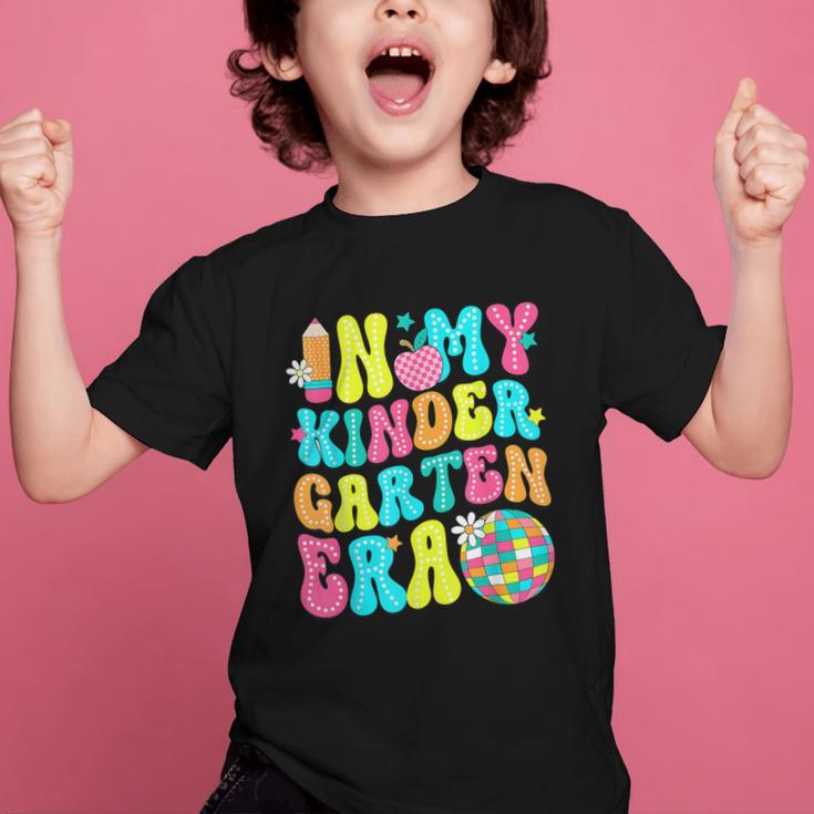 In My Kindergarten Era Groovy Back To School Graphic Kid T-Shirt