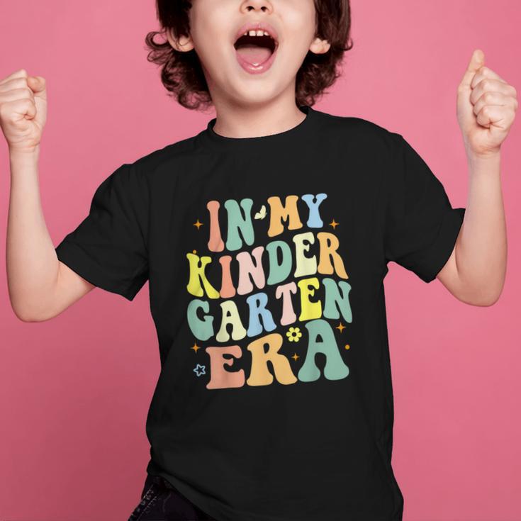 Kindergarten Era Happy Back To School Groovy Kids Boys Girls Graphic Kid T-Shirt