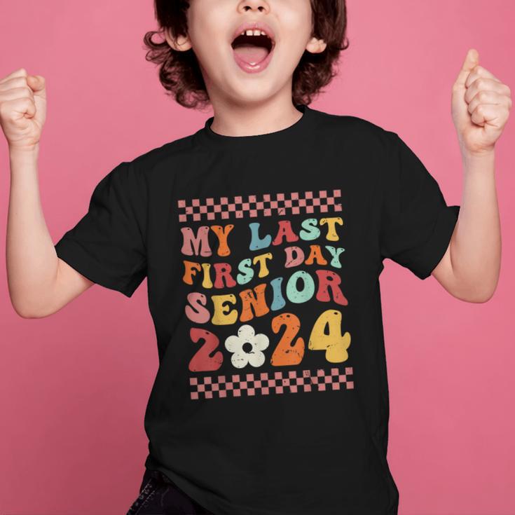 My Last First Day Senior 2024 Back To School Class Of 2024 Graphic Kid T-Shirt My Last First Day Senior 2024 Back To School Class Of 2024 Graphic Kid T-Shirt