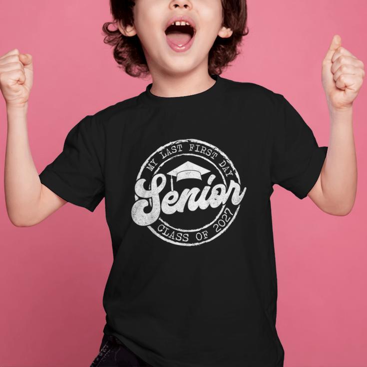 My Last First Day Senior 27 Class Of 2027 Back To School Graphic Kid T-Shirt