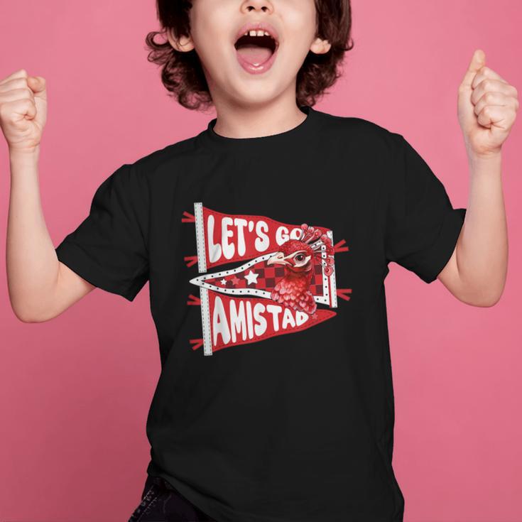 Let's Go Amistad Friendship Back To School Spirit Graphic Kid T-Shirt Let's Go Amistad Friendship Back To School Spirit Graphic Kid T-Shirt