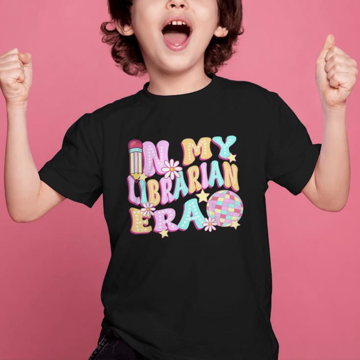 In My Librarian Era Cool Back To School Outfit Girl Women Graphic Kid T-Shirt