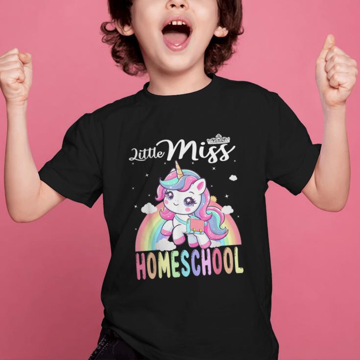Little Miss Homeschool Back To School Girls Homeschool Graphic Kid T-Shirt Little Miss Homeschool Back To School Girls Homeschool Graphic Kid T-Shirt