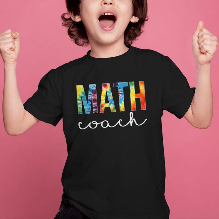 Math Coach For Work Tie Dye Back To School Appreciation Day Graphic Kid T-Shirt Math Coach For Work Tie Dye Back To School Appreciation Day Graphic Kid T-Shirt