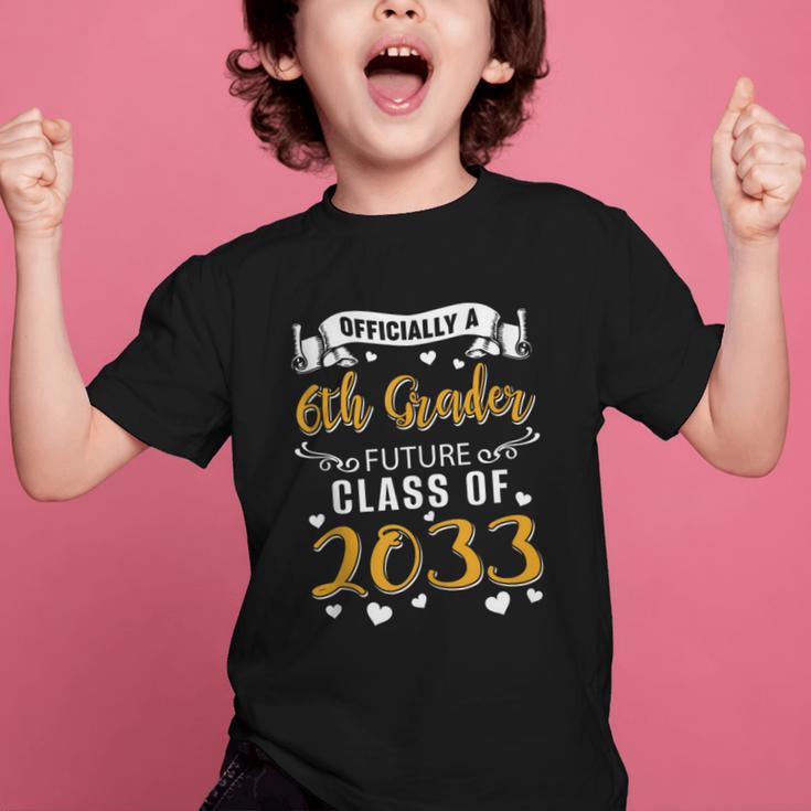 Officially a 6th Grader Future Class Of 2033 Back To School Graphic Kid T-Shirt