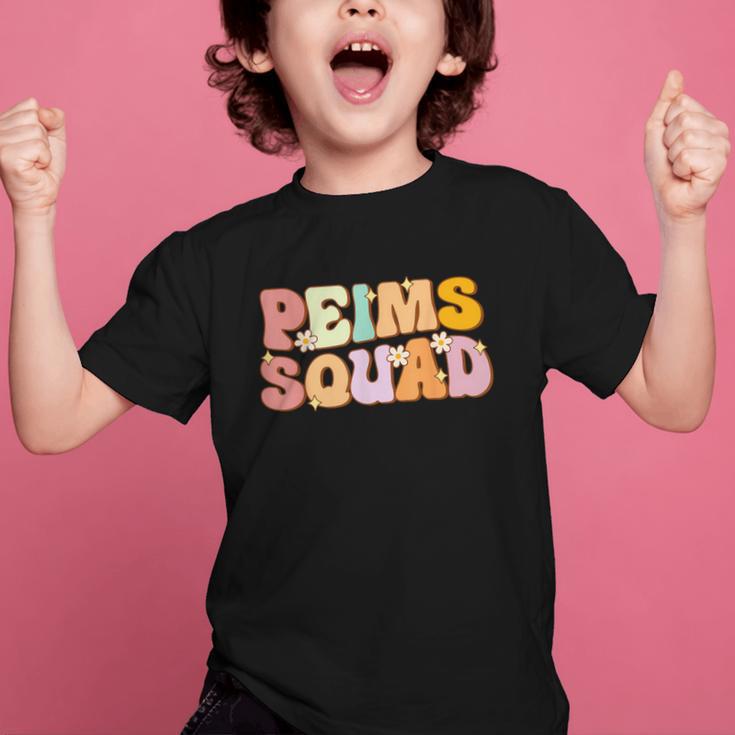 PEIMS Squad Groovy Back To School Women Appreciation Graphic Kid T-Shirt PEIMS Squad Groovy Back To School Women Appreciation Graphic Kid T-Shirt