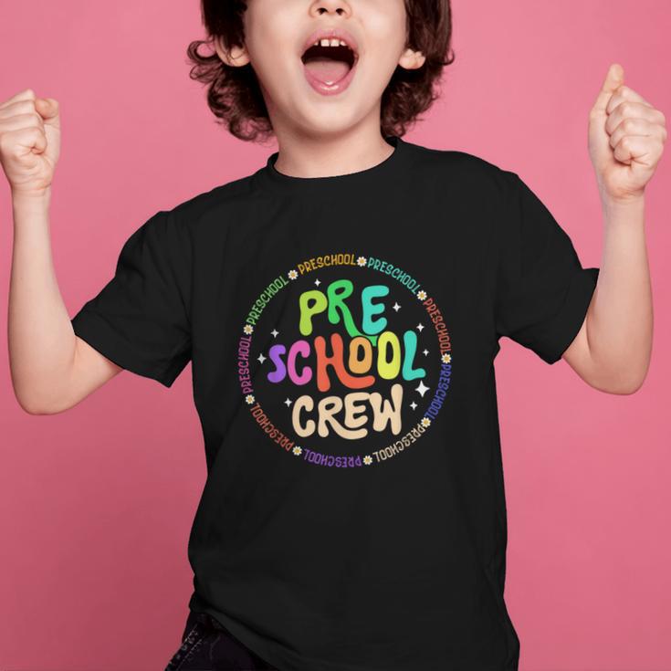 Preschool Crew Team Back To School First Day Of School Graphic Kid T-Shirt Preschool Crew Team Back To School First Day Of School Graphic Kid T-Shirt