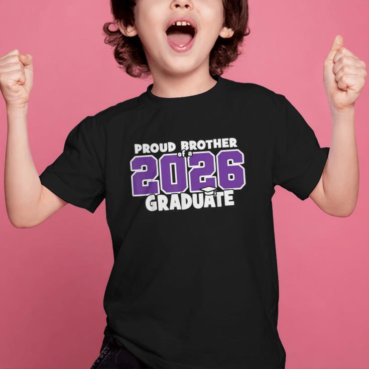 Proud Brother Of 2026 Graduate Matching Back To School P Graphic Kid T-Shirt
