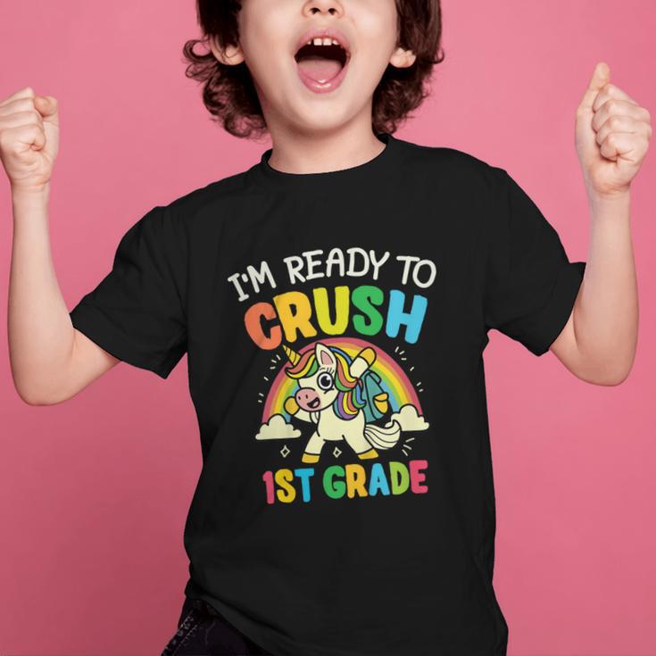 Ready For 1st Grade Unicorn First Day Back To School Student Graphic Kid T-Shirt Ready For 1st Grade Unicorn First Day Back To School Student Graphic Kid T-Shirt