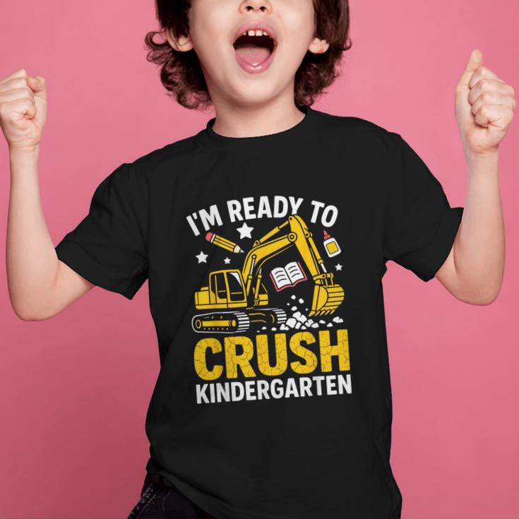 Im Ready To Crush Kindergarten Boys Back To School Graphic Kid T-Shirt Im Ready To Crush Kindergarten Boys Back To School Graphic Kid T-Shirt