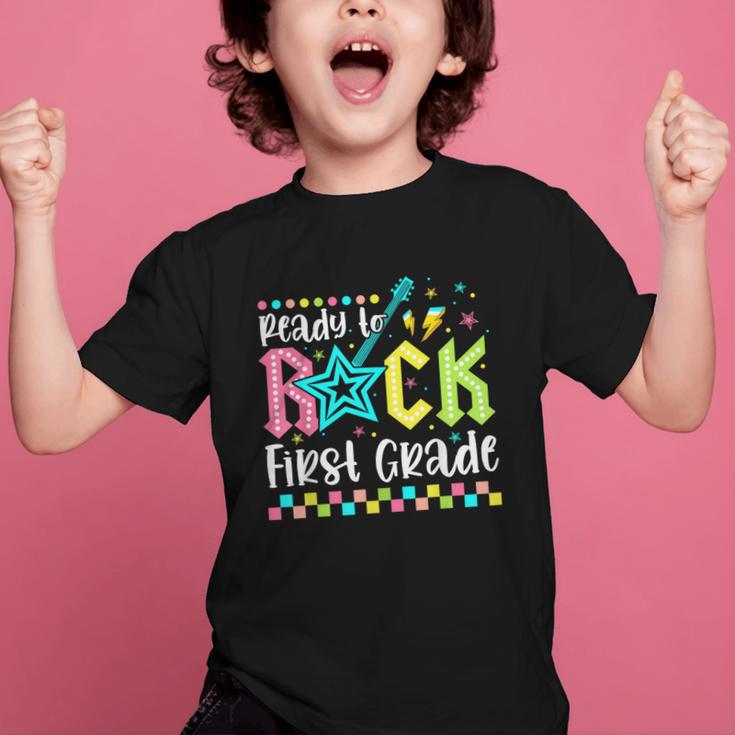 Ready To Rock First Grade Back To School 1st Grade Boys Kids Graphic Kid T-Shirt Ready To Rock First Grade Back To School 1st Grade Boys Kids Graphic Kid T-Shirt