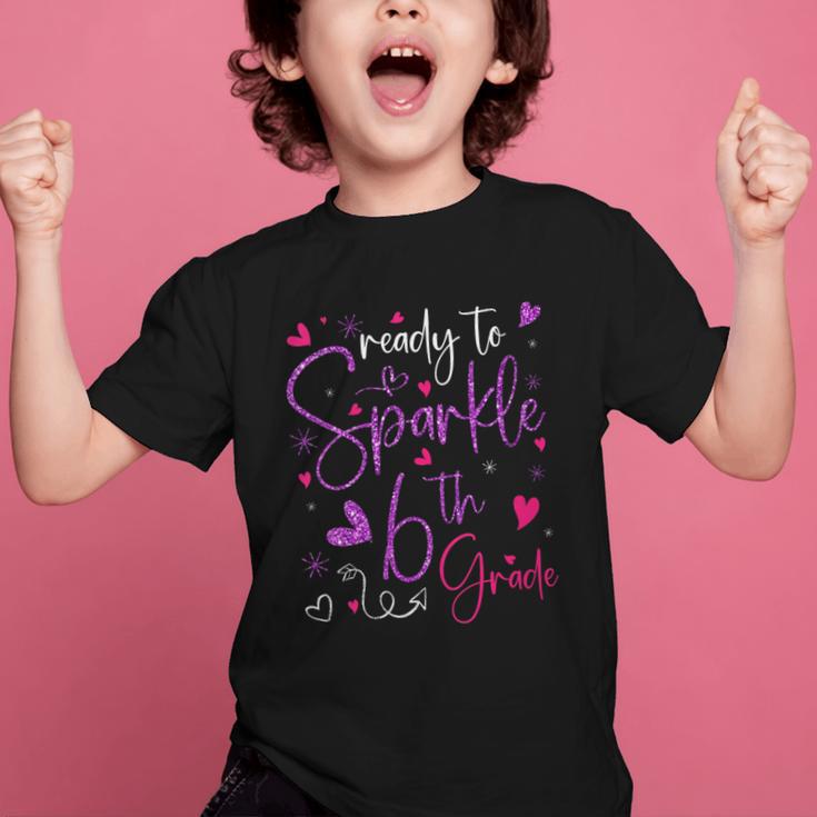 Ready To Sparkle 6th Grade Back To School For Girls Graphic Kid T-Shirt Ready To Sparkle 6th Grade Back To School For Girls Graphic Kid T-Shirt