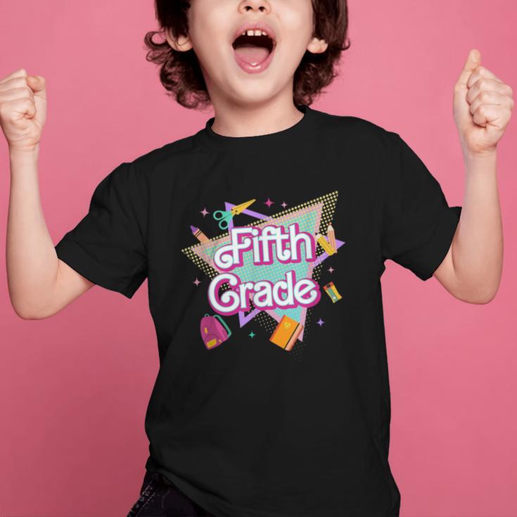 Retro 90s 5th Grade Back To School First Day Of Fifth Grade Graphic Kid T-Shirt Retro 90s 5th Grade Back To School First Day Of Fifth Grade Graphic Kid T-Shirt