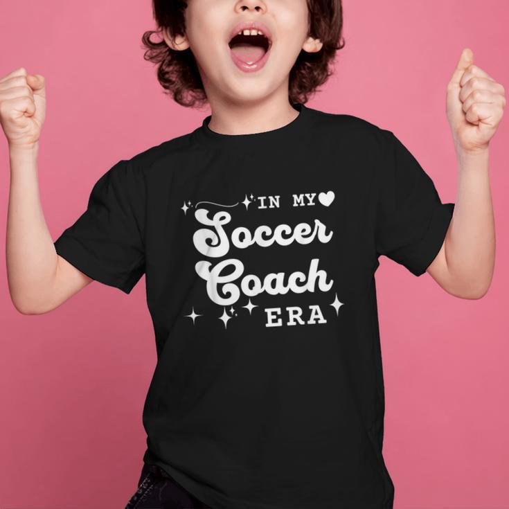 Retro In My Soccer Coach Era Back To School Graphic Kid T-Shirt