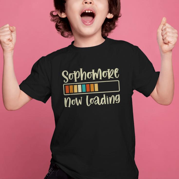 Retro Sophomore Now Loading 2028 High School Back To School Graphic Kid T-Shirt Retro Sophomore Now Loading 2028 High School Back To School Graphic Kid T-Shirt